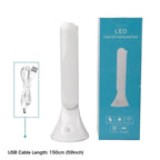 STEVVEX LED Touch Table Lamp Foldable USB Powered Dimming Desk Lamp LED With Eye Protection Reading Light Student Working Desk Light Lamp (White) - SJB-DIAMOND ELITES
