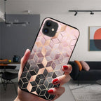 Unique Abstract Ultra Thin Sparkle Soft Silicone Case For iPhone XS Max 8 7 Plus X XR 6 6S 5S Mini Black Phone Case Marble Geometric Art Soft Silicone Cover Stevvex