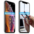 Glue Anti Scratch Mirror Screen Protector Tempered Glass For iphone 13 12 11 Pro XS Max X XR 7 8 Plus Makeup Mirror Tempered Glass for Iphone 11 12Pro 13pro Max Mirror Screen Protectors