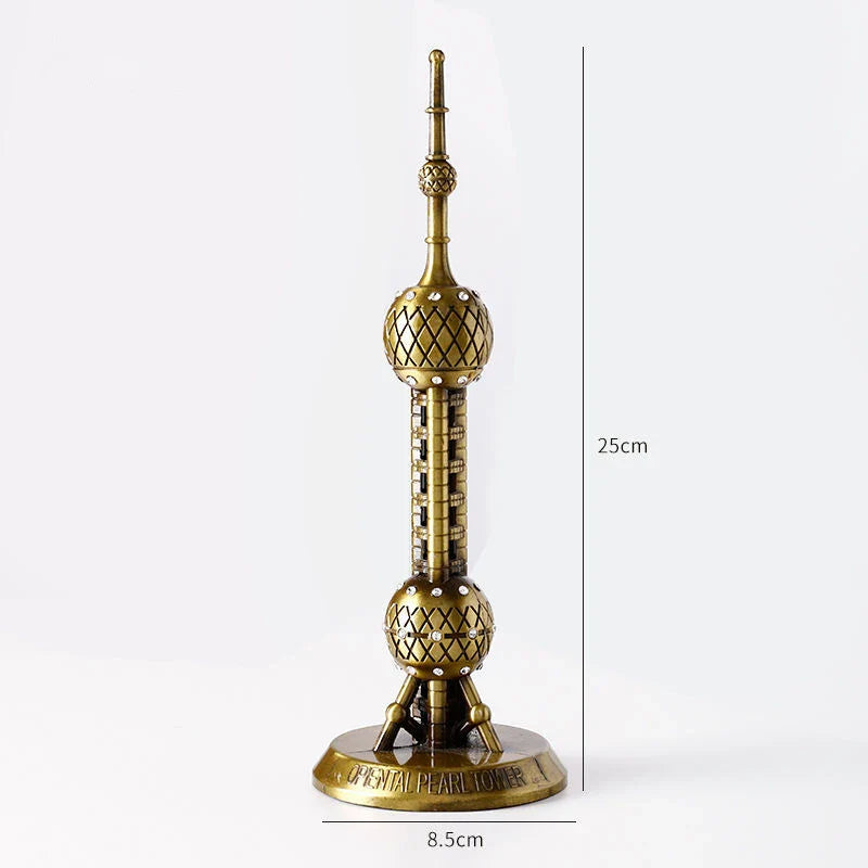 Statue of Liberty Graduation Gift Desktop Creative Home Living Room Decoration Ornaments Room Wine Cabinet Pisa Tower Crafts Lootquake LLC
