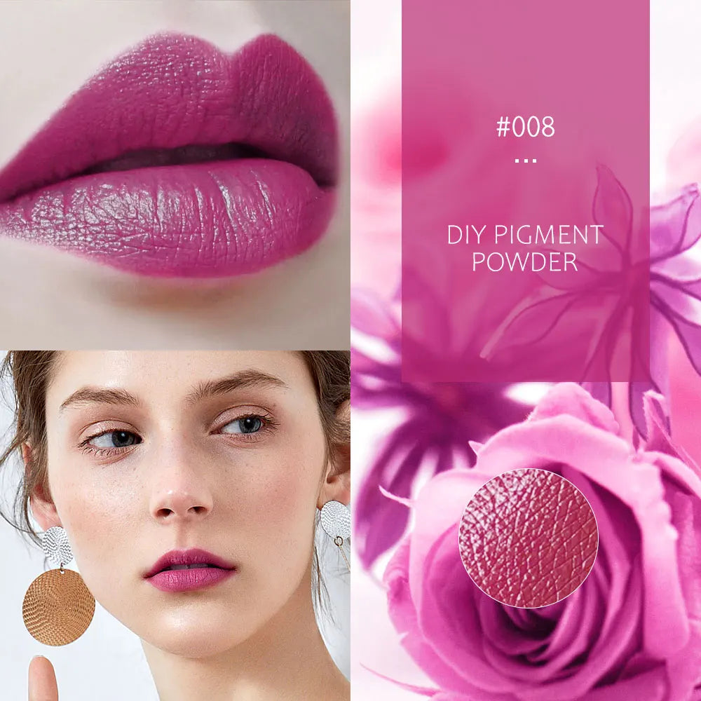 32 Colors Makeup Lip Stick Powder Long Lasting Lip Gloss Cosmetic Pigment DIY Lip Gloss Powder Material Lip Glaze Pigment Lootquake LLC