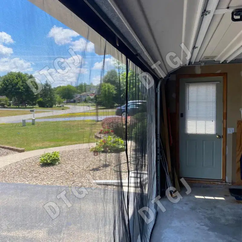 Large Size Magnetic Garage Door Curtain Custom Size Mosquito Net Anti Fly Insect Screen Used in Pavilions Balconies Outdoor Tent