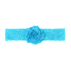 Luxury Cute Baby Girl Headband Ribbon Elastic Rope Big Bow Hair Band Candy Color Pony Tail Ties Ropes For Girls