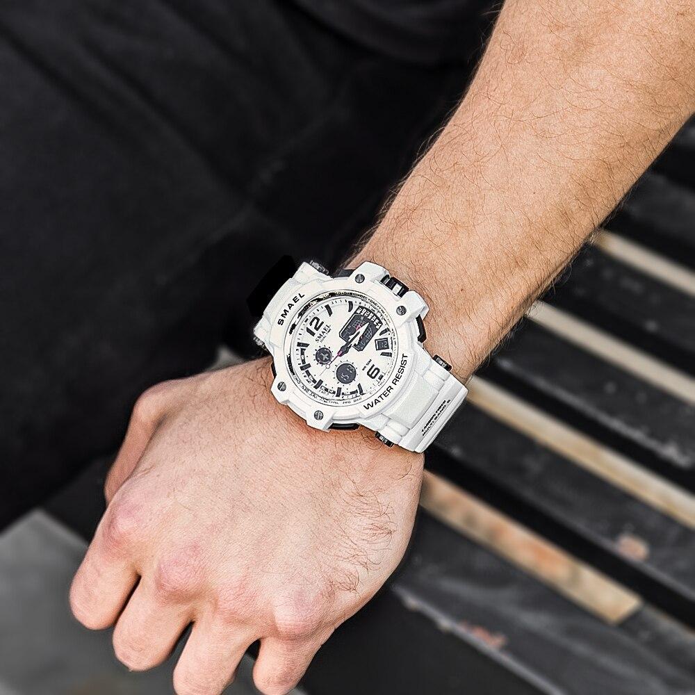Sport Men Watch White LED Digital 50M Waterproof Casual Watch In Luxury Modern Design  Relogios Masculino - SJB-DIAMOND ELITES