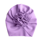 Modern New Lovely Flower Baby Girl Hat Turban Newborn Baby Cap Bonnet Kids Hat For Girls Baby In Trend Design