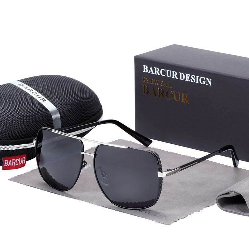 Luxury Elegant Square Polarized Sunglasses Brand Driving Glasses for Men and Boys With UV400 Protection - SJB-DIAMOND ELITES