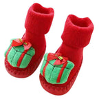Baby Socks Christmas Newborn For Baby Boys/Girls Christmas Floor Socks Anti-Slip Baby Step Socks For Baby Kids