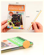 Kids Drawing Toys Scratch Paintings Magic Art Drawings Baby Educational Magic Books Child Birthday Gifts - SJB-DIAMOND ELITES
