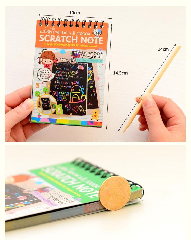 Kids Drawing Toys Scratch Paintings Magic Art Drawings Baby Educational Magic Books Child Birthday Gifts - SJB-DIAMOND ELITES