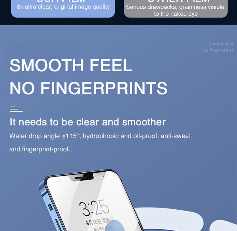 20000D Curved Full Cover Glass On For iPhone 12 Mini 11 12 Pro X XR XS Max SE 6 6S 7 8 Plus Tempered Glass Film Screen Protector Tempered Glass Protective Film HD Clear Screen Glass For iPhone Stevvex