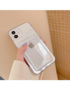 Transparent Mobile Phone Case For iPhone 11 12 13 14Mini case For iphone 11 Pro X XS Max XR 7 8 Plus SE Case Cover Soft Silicone Wallet Card Holder Stevvex