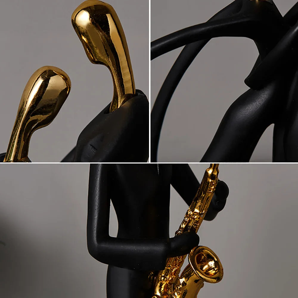 Abstract Sculpture Human Figurines Modern Home Decoration Resin Character Statue Living Room Office Bookshelf Decor Accessories