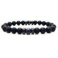 Lava Stone Men Wrist  Bracelet Natural Moonstone Bead Tibetan  Chakra Diffuser Bracelets For Men Jewelry Cool Gifts - SJB-DIAMOND ELITES