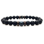 Lava Stone Men Wrist  Bracelet Natural Moonstone Bead Tibetan  Chakra Diffuser Bracelets For Men Jewelry Cool Gifts - SJB-DIAMOND ELITES