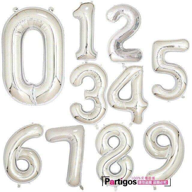 Modern 32inch Luxury Ballon Number Foil Helium Luxury Ballons For Party and Celebrations Modern Decoration for Celebration - SJB-DIAMOND ELITES