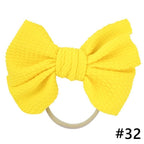 Headband Bow Girl Headbands Nylon Elastic Hair Accessories Photography Props For Baby Girls In Elegant Design