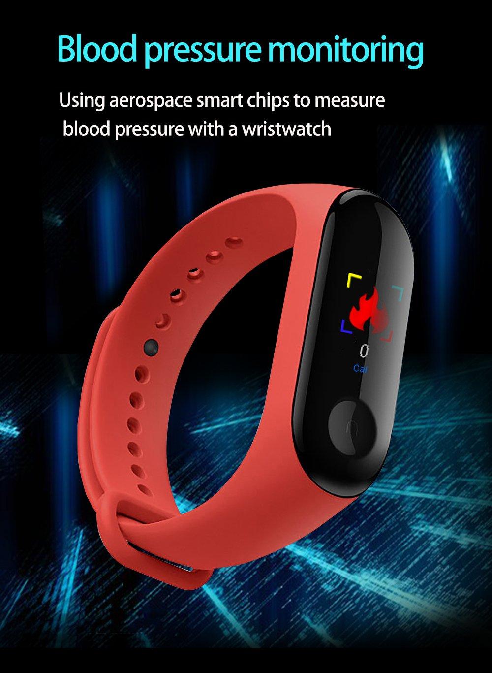 Proffesional Smart Sport Watch With  Band Blood Pressure Monitor and Bracelet M3Plus Wristband for Men and Women In Modern Design - SJB-DIAMOND ELITES