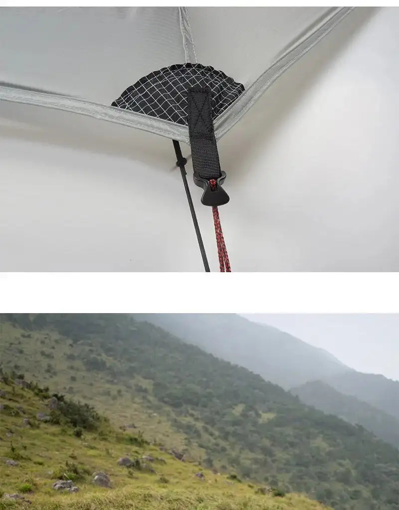 3F UL GEAR LanShan 2 pro 2 Person Outdoor Ultralight Camping Tent 3 Season Professional 20D Nylon Both Sides Silicon Tent