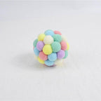 Fashion New Plush Pet Toy Cat and Dog Self-Hey Funny Cat Bite-Resistant Toy Ball Cute Funny Interactive Toy Balls For Cats Multicolor Toy Balls For Cat Stevvex