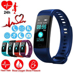 Smart Watch Sports Fitness Activity Heart Rate Tracker Blood Pressure wristband IP67 Waterproof band Pedometer for IOS Android - SJB-DIAMOND ELITES