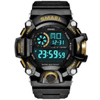 Digital Mens  Sports Waterproof 50 M Watches With Auto Date relogio masculino  Army Military Sports Unisex Watch - SJB-DIAMOND ELITES