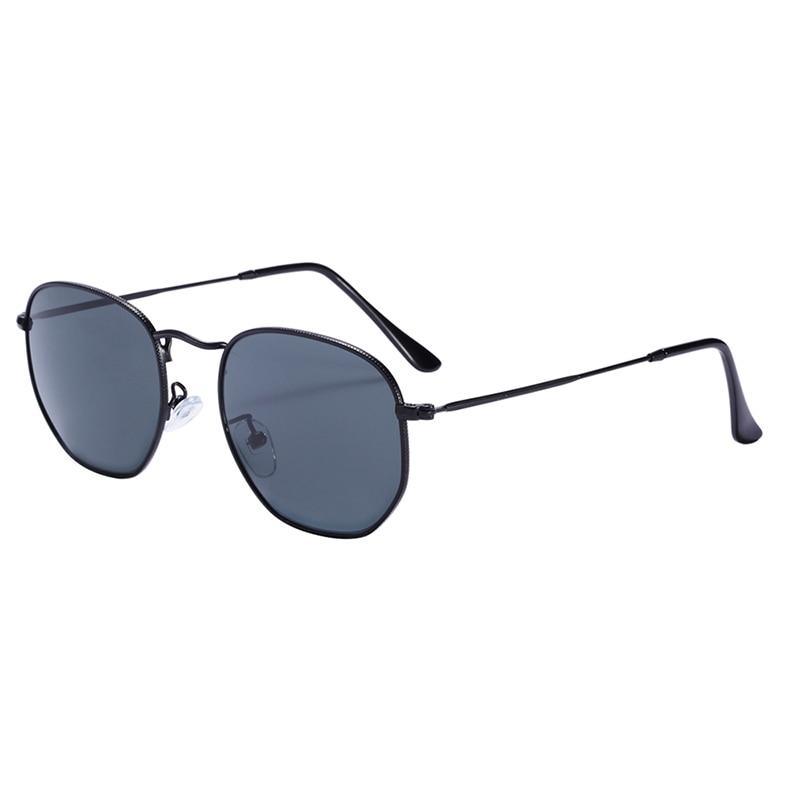 New  Luxury and Elegant Reflective Universla Sunglasses for Men and  Women Stainless Steel Frame Eyewear Mirror Hexagon Glasses With UV400 Protection - SJB-DIAMOND ELITES