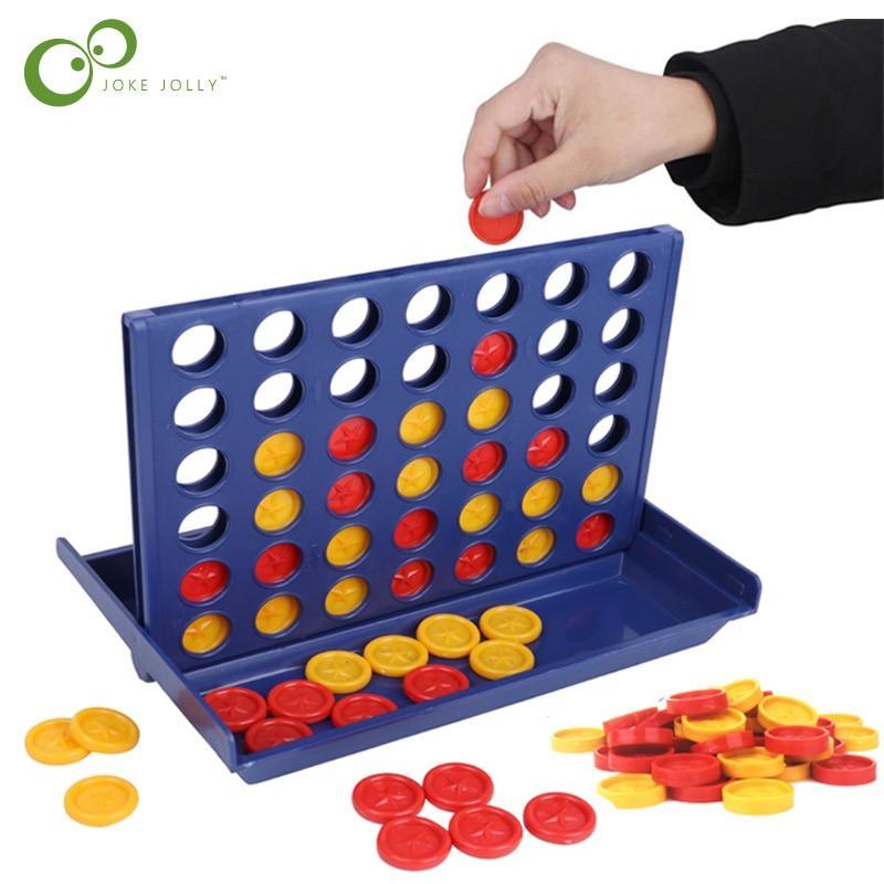 1 Set Connect 4 In A Line Board Game Foldable Children's Educational Toys for Kid Sports Entertainment Gifts For Kids Birthday - SJB-DIAMOND ELITES
