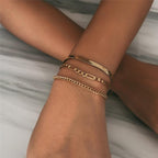 Bohemian Geometric Crystal Multi Layer Bracelets Bangles Charm Adjustable Lasso Bracelet Set For Women Luxury  Jewelry Gifts - SJB-DIAMOND ELITES