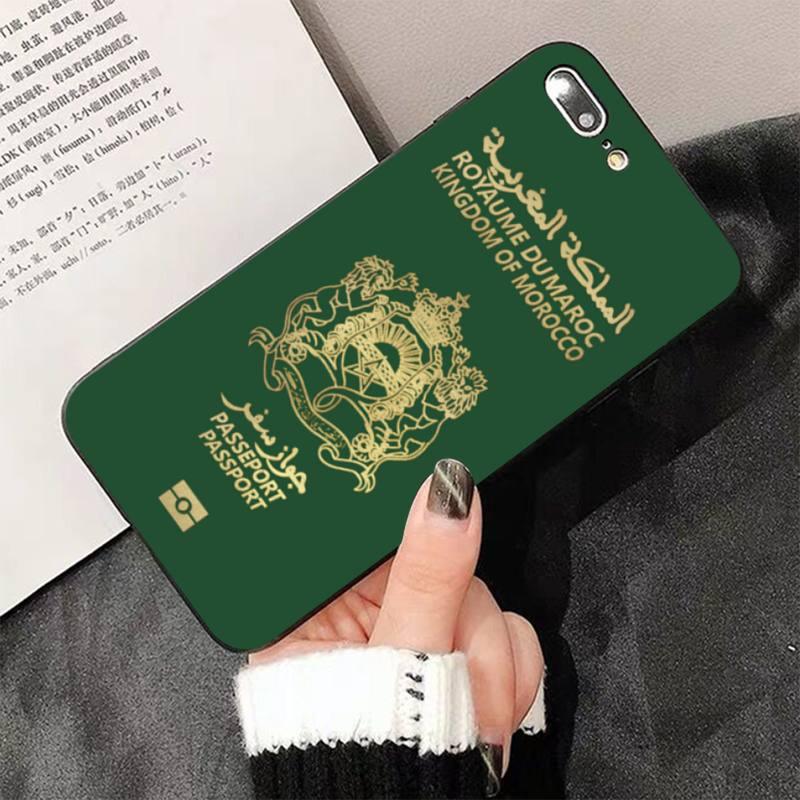 Fashion Passport Phone Case For Iphone 13 8 7 6 6s Plus X 5s Se 2020 Xr 11 12 Pro Xs Max Soft Cover Silicone Bumper Case Stevvex