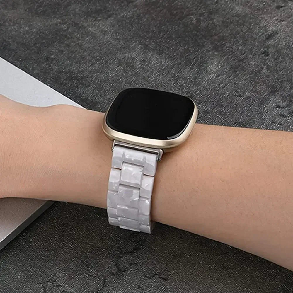 Fitbit Versa & Sense Resin Band - Stylish Straps for Sense - SJB-DIAMOND ELITES