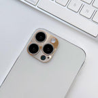 CD Texture Metal Camera Lens Frame For Iphone 14 Plus 13 Pro Max 12 Pro Max 11 Pro Max 12 Pro Camera Lens Screen Protector Camera Lens Protector Ring Cover Anti-Fall Not easy to fall 360 Degree Protection Stevvex