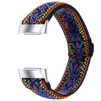 Fitbit Charge 6 5 Nylon Strap - Elastic Sport Fabric Design