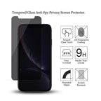 3PCS Anti-spy Protective Tempered Glass for IPhone 11 12 13 14 Pro Max 12 Mini X XS XR 6 6S 7 8 Plus Privacy Screen Protectors Anti-Spy HD Tempered Glass Shatterproof Shockproof Screen Protector Stevvex