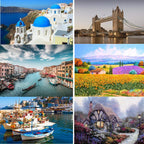 500 Pieces Landscape Puzzle Difficult Adults Large Puzzle Game paper Interesting City Print Deisgn Educational Toys Gift For All Generations - SJB-DIAMOND ELITES