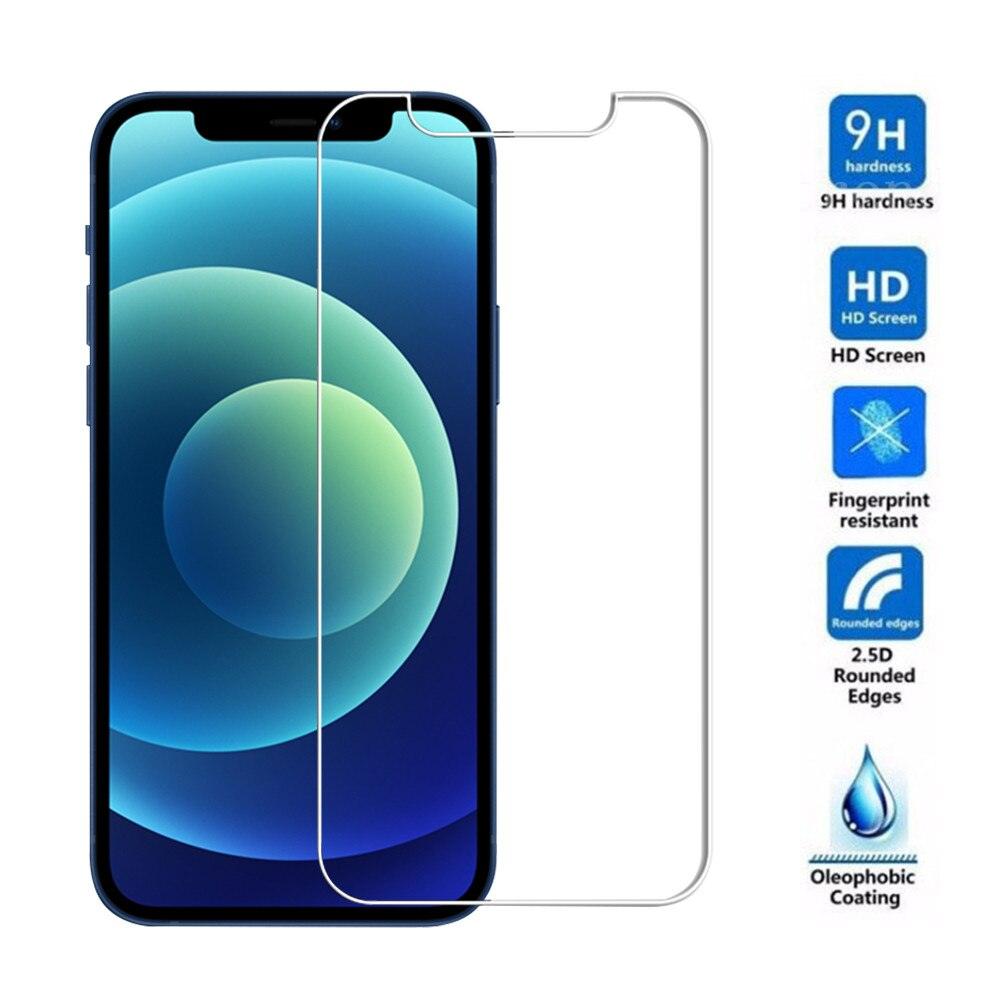 4Pcs Protective Glass for IPhone 13 11 12 Pro Max Screen Protector for IPhone XR XS Max 6 7 8 Plus Full Cover Tempered Glass Unbreakable Screen Protector With Edge to Edge Coverage iPhone Glass Stevvex