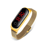 STEVVEX Men's Business Electronic Watch Simple Luxury Steel Belt Folding Buckle Sports Digital Watch For Men and woman - SJB-DIAMOND ELITES