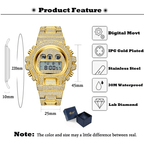 Men's Watches Luxury LED Digital Quartz Gold Watch Men G Style Shock Proof AAA Male Wrist Watches For Men and Boys