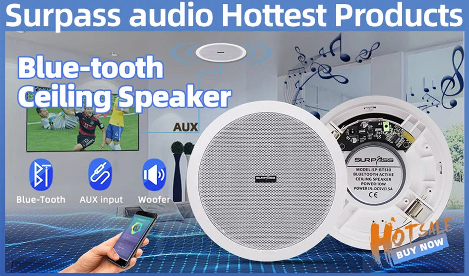 Wireless LargeSpeaker Portable Big PowerStereo soundbar SubwooferHeavy Bass Speakers Sound BoxMic FM Radio Bluetooth-compatible Lootquake LLC