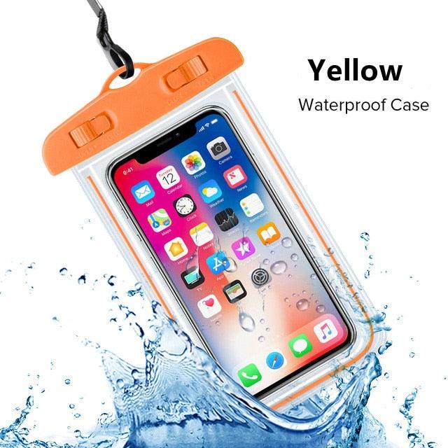 Universal Waterproof Phone Case Water Proof Bag Mobile Cover For iPhone 13 12 11 Pro Max X Xs 8 Waterproof Pouch Phone Black Underwater Case Stevvex