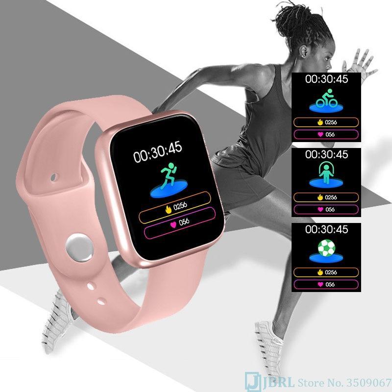 STEVVEX  LATEST Smart Watch Women Men Smartwatch For Android IOS Electronics Smart Clock Fitness Tracker Silicone Strap Smart-watch Hours - SJB-DIAMOND ELITES