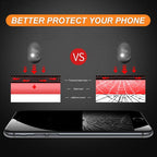 9D Full Cover Protective Glass IPhone 7 Plus 8 6 6S 5 XR XS Max Tempered Glass Iphone X Screen Protector for IPhone Se 2020 Case Scratch Resistant Easy Install Bubble Free Case Friendly Screen Protection iPhone Glass