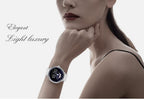 Luxury Modern Stylish Women Smart Watch With Round Screen Smartwatch For Girl Woman and Ladies With Heart Rate Monitor Compatible For Android and IOS Sistems - SJB-DIAMOND ELITES