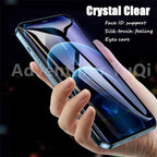 3PCS Tempered Glass OG Screen Protector for iPhone 14 13 12 11 Pro XS Max X XR Full Glue Cover Big Curved 7 8 Full Coverage Screen Protector iPhone Glass Screen Protector Stevvex