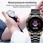 New Smart Watch For Men  With IP67 Waterproof Protecion and Heart Rate Fitness Tracker Pedometer For Android and IOS sistems Steel Band Sports Men Smart Watch - SJB-DIAMOND ELITES