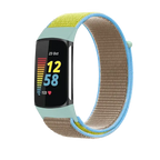 Fitbit Charge 5 6 Nylon Velcro Band - Durable Comfortable Strap - SJB-DIAMOND ELITES