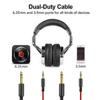 Proffesional Studio Luxury STEVVEX  Headphones Hifi Studio DJ Headphone Wired Monitor Music Gaming Headset Earphone For Phone Computer PC With Mic - SJB-DIAMOND ELITES