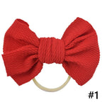 Headband Bow Girl Headbands Nylon Elastic Hair Accessories Photography Props For Baby Girls In Elegant Design