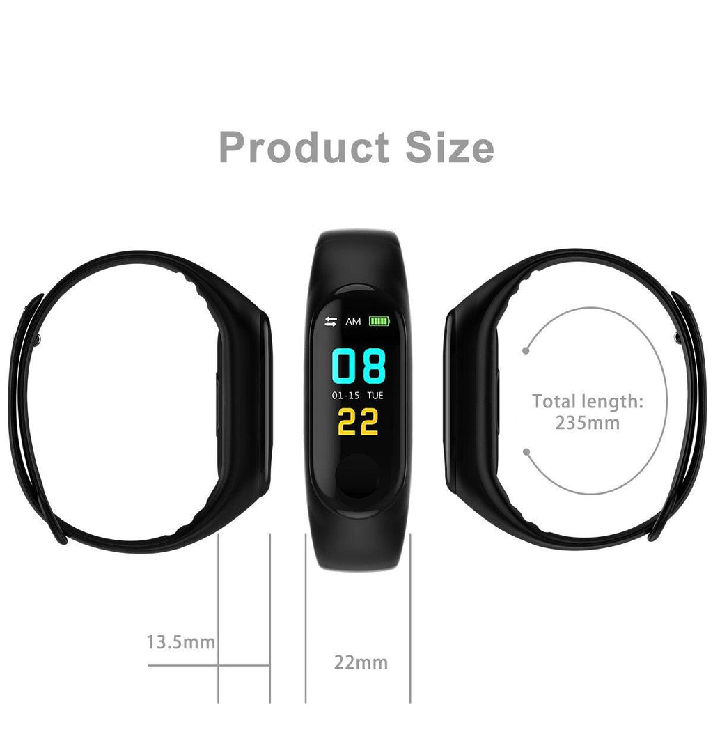 Smart Fitness Waterproof Sports  Watches  For IOS and Android Sistems  Smartwatch With Heart Rate Monitor and Blood Pressure With Several Functions For Men Women and Kids - SJB-DIAMOND ELITES