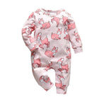 Newborn Baby Rompers Pajama Cotton Cute Letter I Love Daddy and Mummy Long Sleeve rompers Clothes For Baby Kids