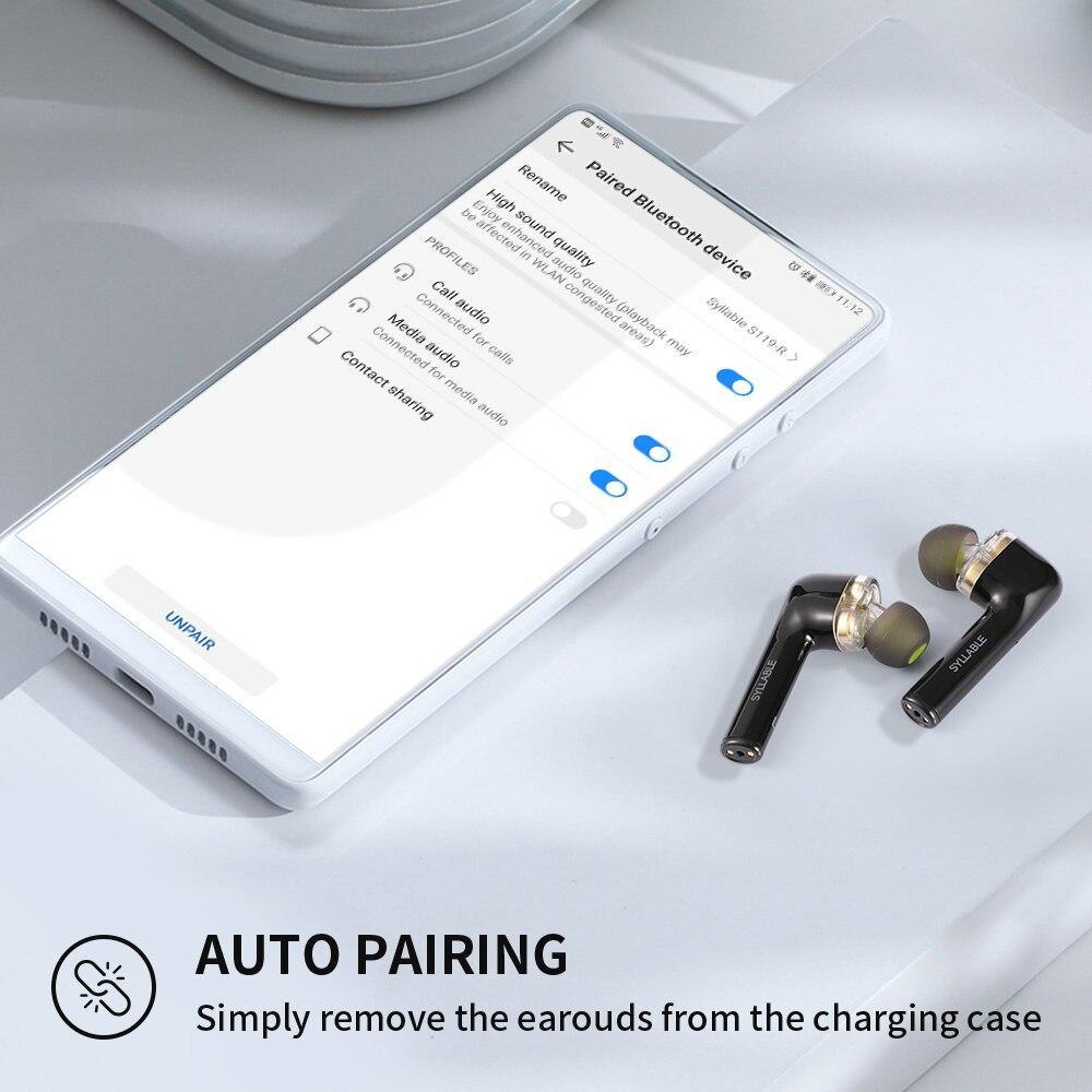 Modern Luxury Original Bluetooth V5.0 Bass Earphones Wireless Headset Noise Reduction  Volume Control Earbuds - SJB-DIAMOND ELITES